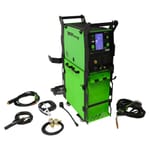 250 MP (Multi-Process) PRO Welder with Hornet Spool Gun Accessory Package and Dual Cylinder Cabinet Cart