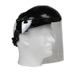 Face Shield with Ratchet-Type Headgear, Clear