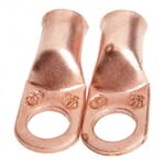 Lug for Number 2/0 Cable, 1/2 in Stud, Premium Copper