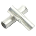Butt Connector for Number 4 Cable, Premium Copper, 2-Pack