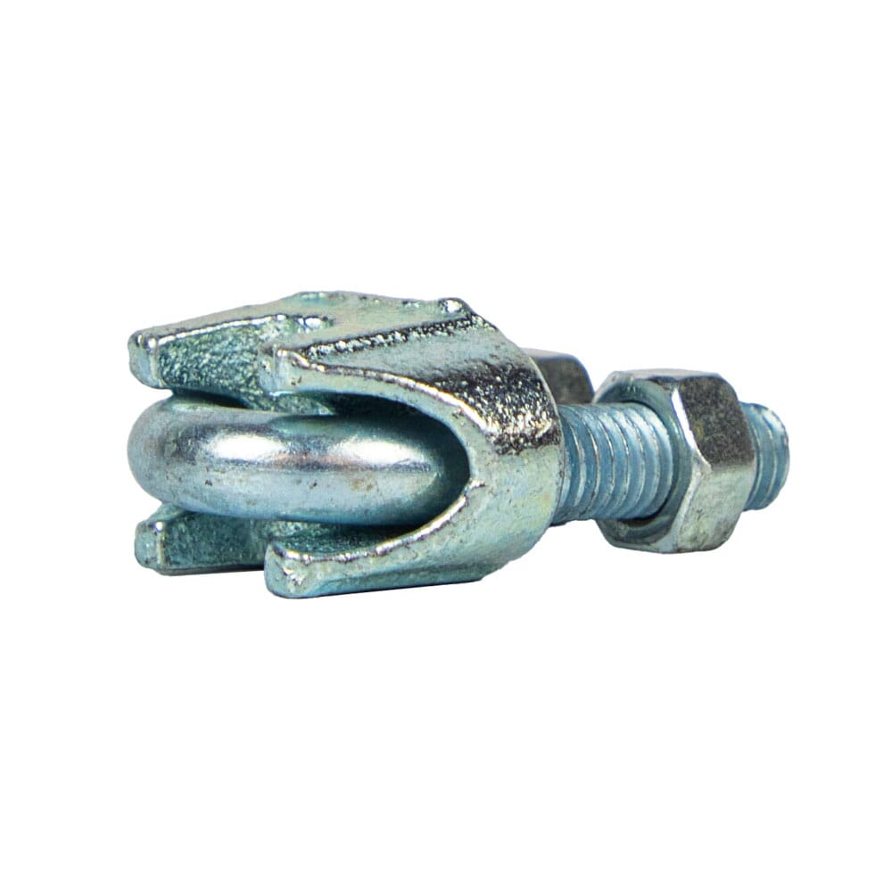 Wire Rope Zipper Clips Wire Rope Clips, Zinc-Plated, 1/2 in