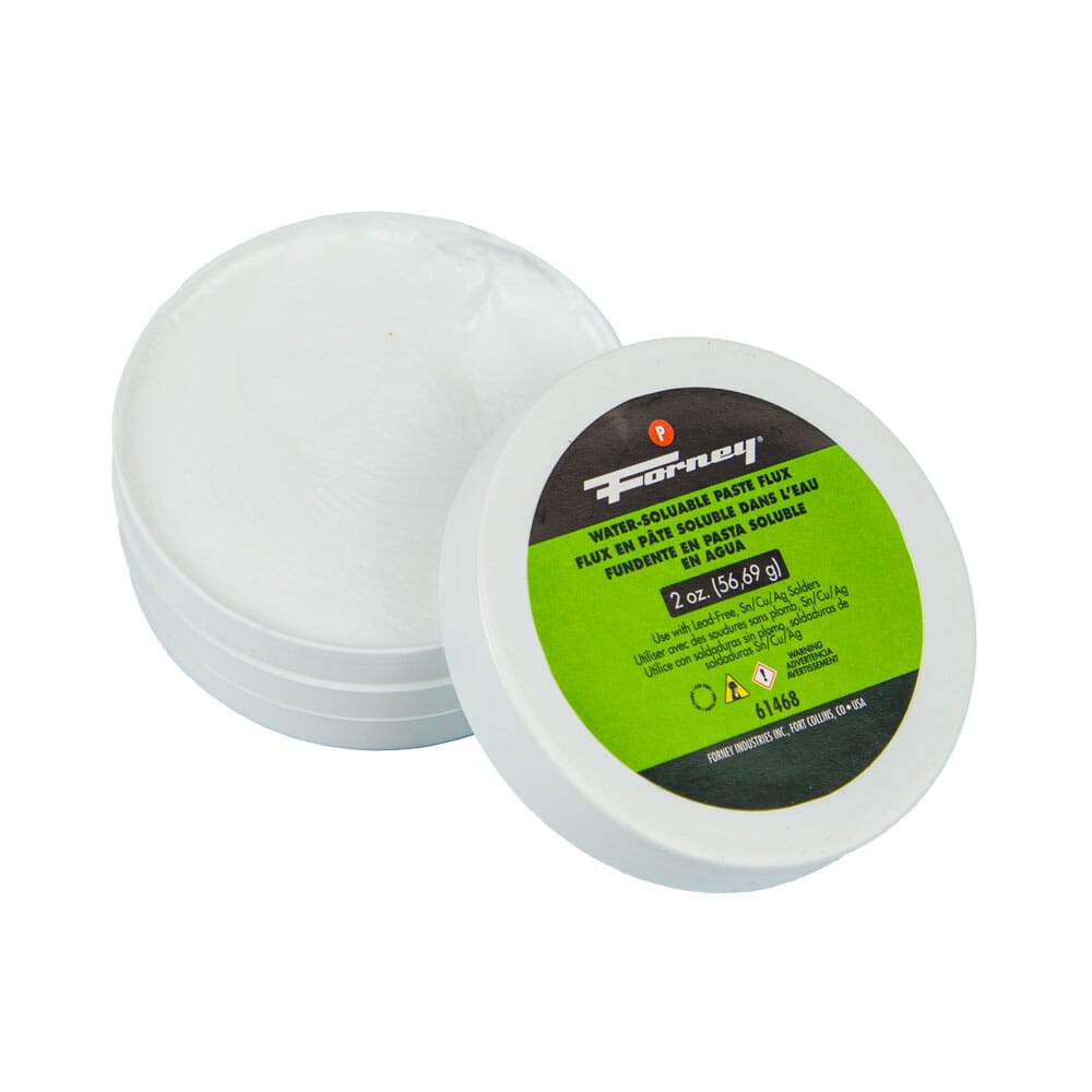 Forney 61464 Acid Petro-Based Flux Paste – 2-Ounce Soldering Flux For Plumbing & Maintenance, Petrolatum-Based With Zinc Chloride