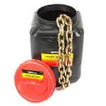 Chain, Grade 70 (G70), Yellow Zinc, 3/8 in x 66ft (Full Reel- Priced by the Foot)
