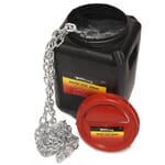 Grade 30 (G30) Proof Coil Chain, Zinc-Plated, 1/4 in x 141ft (Full Reel- Priced by the Foot)