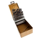 29-Piece High Speed Steel (HSS), Black and Gold Drill Bit Set