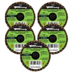 Quick Change Flap Disc, 80 Grit, 2 in (5-Pack of Forney 71979)