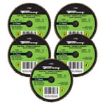 Quick Change Flap Disc, 80 Grit, 3 in (5-Pack of Forney 71983)