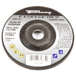 Grinding Wheel, Aluminum, Type 27, 4 in x 1/4 in x 5/8 in