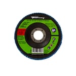 Flap Disc, Type 27 (Depressed Center), 4-1/2 in x 7/8 in, ZA80