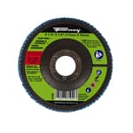 Flap Disc, Type 27, 4-1/2 in x 7/8 in, ZA120