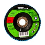 Flap Disc, Type 29, 4 in x 5/8 in, ZA36