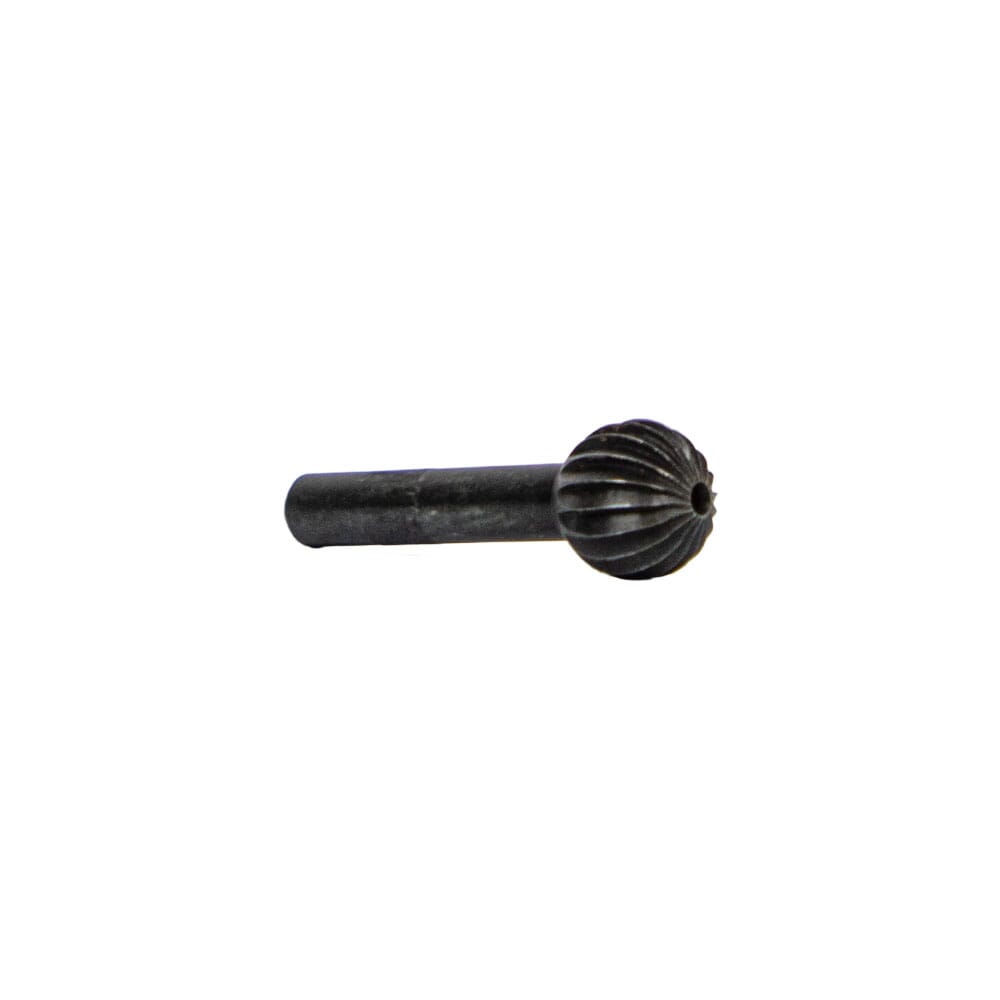 Rotary File, 1/2 in x 1/4 in, Ball Shaped