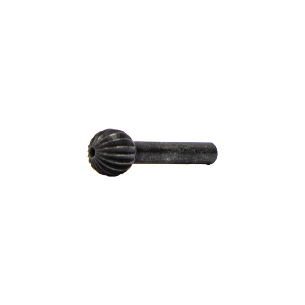 Rotary File, 1/2 in x 1/4 in, Ball Shaped