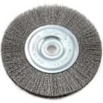 Wire Wheel, Crimped, 5 in x .008 in x 1/2 in - 5/8 in Arbor