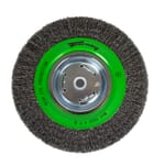 Wire Wheel, Crimped, 8 in x .014 in x 1/2 in - 5/8 in Arbor