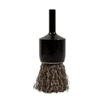 Command PRO End Brush, Crimped, Stainless Steel, 1 in x .014 in x 1/4 in