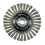 Command PRO Wire Wheel, Stringer Bead, Stainless Steel, 4 in x .020 in x 5/8 in-11