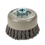 Command PRO Cup Brush, Knotted, Double Row, 4 in x .020 in x 5/8 in-11