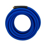 Blue Hybrid Air Hose, 3/8 in ID x 25 ft, 1/4 in MNPT fitting