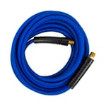 Blue Hybrid Air Hose, 1/4 in ID x 25 ft, 1/4 in MNPT fitting