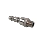 1/4in I/M® Compatible 360 Degree Swivel QC Plug with 1/4in MNPT Connection