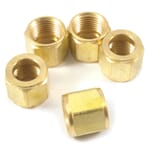 Oxygen Hose Nut, RH, 9/16 in -18, 5-Pack